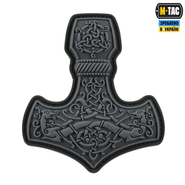 M-Tac нашивка Mjölnir Large PVC Grey - 51348511