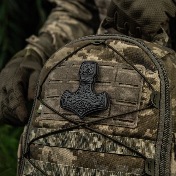 M-Tac нашивка Mjölnir Large PVC Grey - 51348511