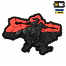 M-Tac нашивка Козацька Україна 3D PVC Red/Black
