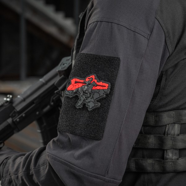 M-Tac нашивка Козацька Україна 3D PVC Red/Black - 51349006 M-Tac нашивка Козацька Україна 3D PVC Red/Black - 51349006