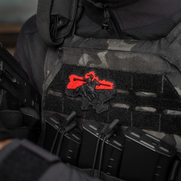 M-Tac нашивка Козацька Україна 3D PVC Red/Black - 51349006 M-Tac нашивка Козацька Україна 3D PVC Red/Black - 51349006