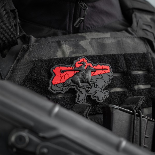M-Tac нашивка Козацька Україна 3D PVC Red/Black - 51349006 M-Tac нашивка Козацька Україна 3D PVC Red/Black - 51349006