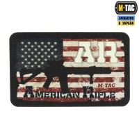 M-Tac нашивка AR-15 American Rifle (80х50 мм) Black/GID