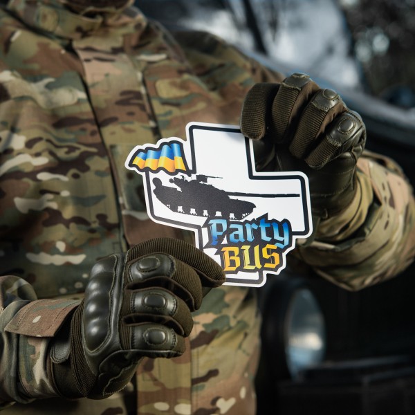 M-Tac наклейка Party Bus Large Yellow/Blue - 51353715-L M-Tac наклейка Party Bus Large Yellow/Blue - 51353715-L