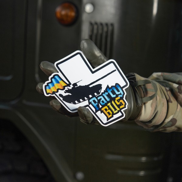 M-Tac наклейка Party Bus Large Yellow/Blue - 51353715-L M-Tac наклейка Party Bus Large Yellow/Blue - 51353715-L