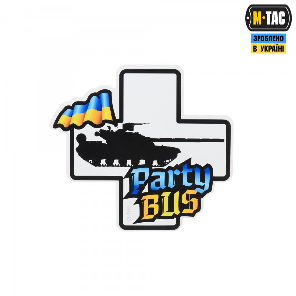M-Tac наклейка Party Bus Small Yellow/Blue - 51353715-S