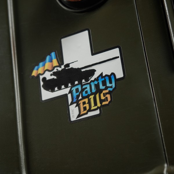 M-Tac наклейка Party Bus Small Yellow/Blue - 51353715-S M-Tac наклейка Party Bus Small Yellow/Blue - 51353715-S