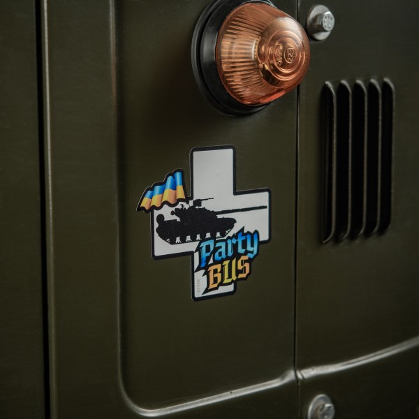 M-Tac наклейка Party Bus Small Yellow/Blue - 51353715-S M-Tac наклейка Party Bus Small Yellow/Blue - 51353715-S