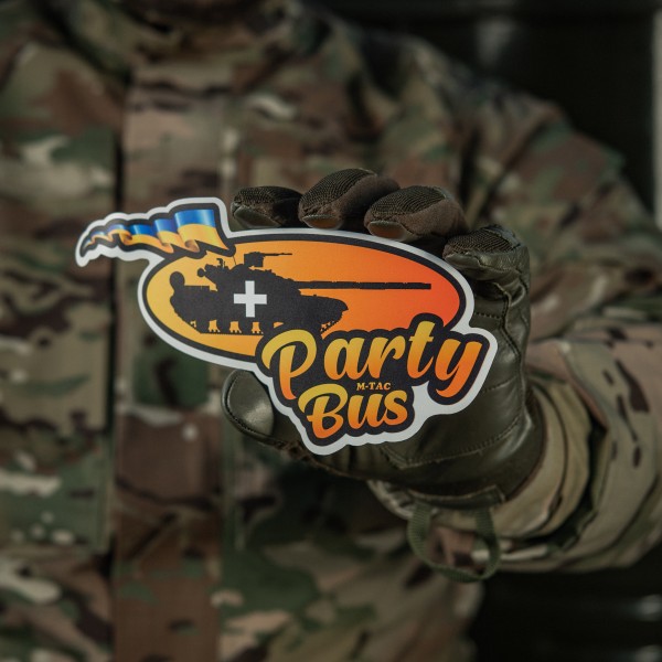 M-Tac наклейка Party Bus Large Yellow/Orange - 51353735-L M-Tac наклейка Party Bus Large Yellow/Orange - 51353735-L