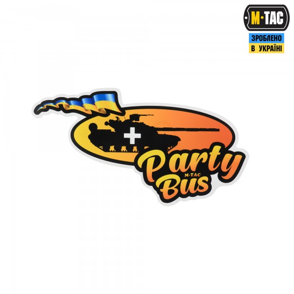 M-Tac наклейка Party Bus Small Yellow/Orange - 51353735-S