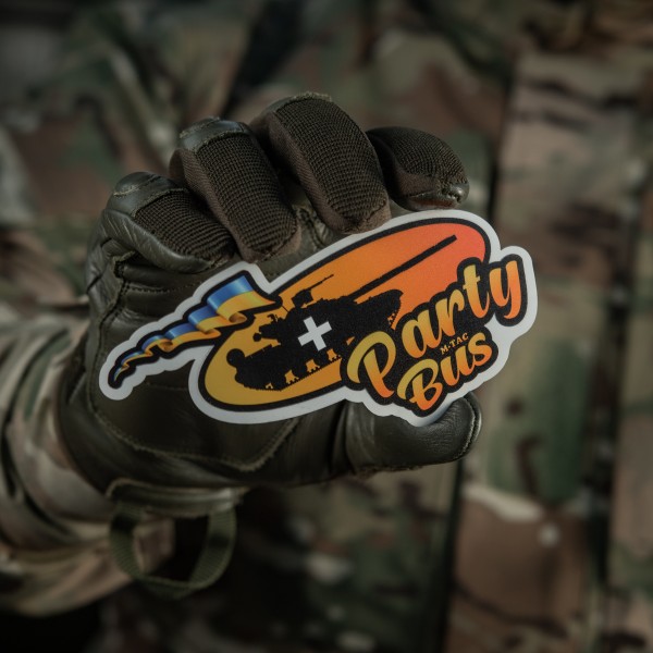 M-Tac наклейка Party Bus Small Yellow/Orange - 51353735-S M-Tac наклейка Party Bus Small Yellow/Orange - 51353735-S