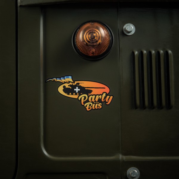 M-Tac наклейка Party Bus Small Yellow/Orange - 51353735-S M-Tac наклейка Party Bus Small Yellow/Orange - 51353735-S
