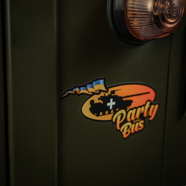 M-Tac наклейка Party Bus Small Yellow/Orange - 51353735-S M-Tac наклейка Party Bus Small Yellow/Orange - 51353735-S