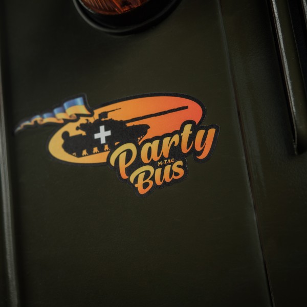 M-Tac наклейка Party Bus Small Yellow/Orange - 51353735-S M-Tac наклейка Party Bus Small Yellow/Orange - 51353735-S