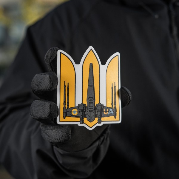 M-Tac наклейка Тризуб UA-Wing Small Yellow - 51353815-S M-Tac наклейка Тризуб UA-Wing Small Yellow - 51353815-S
