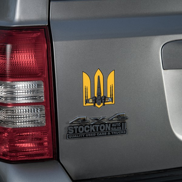 M-Tac наклейка Тризуб UA-Wing Small Yellow - 51353815-S M-Tac наклейка Тризуб UA-Wing Small Yellow - 51353815-S