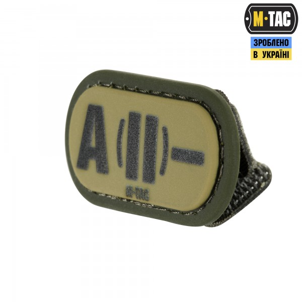 M-Tac MOLLE Patch група крові A (II) - PVC Ranger Green - 51354123