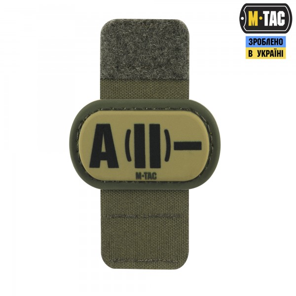 M-Tac MOLLE Patch група крові A (II) - PVC Ranger Green - 51354123
