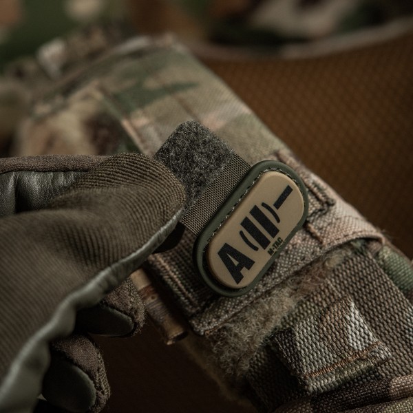 M-Tac MOLLE Patch група крові A (II) - PVC Ranger Green - 51354123
