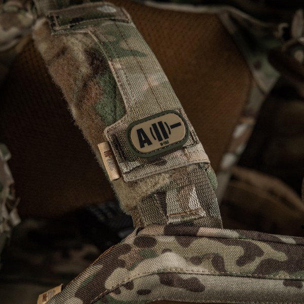 M-Tac MOLLE Patch група крові A (II) - PVC Ranger Green - 51354123