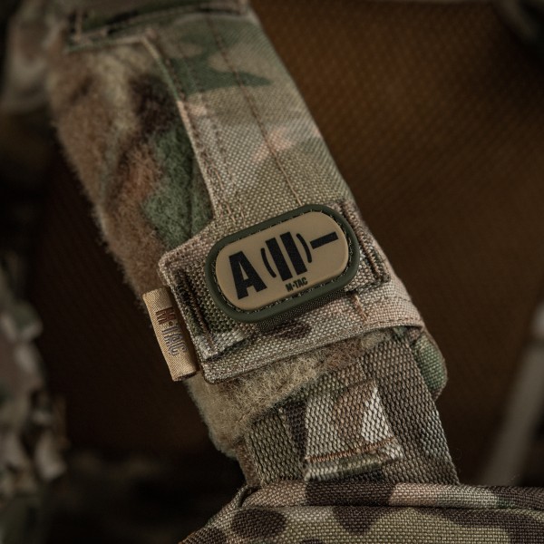 M-Tac MOLLE Patch група крові A (II) - PVC Ranger Green - 51354123