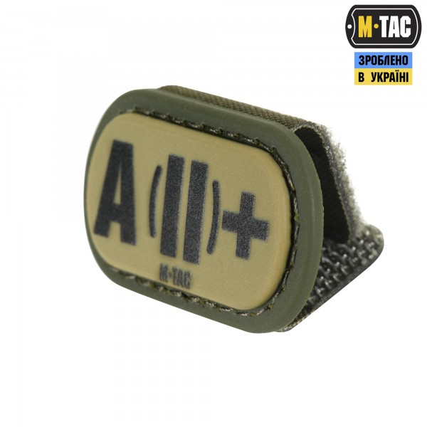 M-Tac MOLLE Patch група крові A (II) + PVC Ranger Green - 51354223