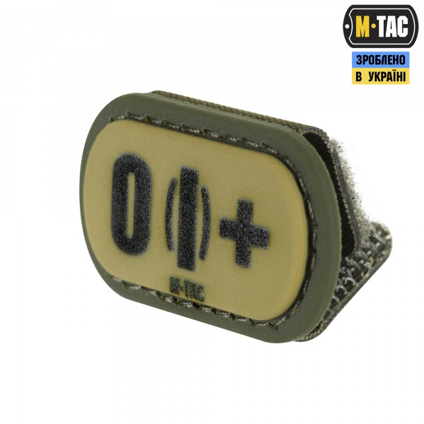 M-Tac MOLLE Patch група крові O (I) + PVC Ranger Green - 51354423