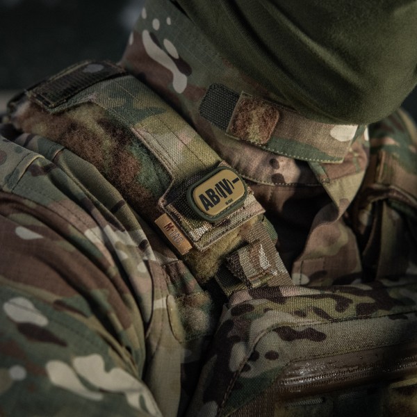 M-Tac MOLLE Patch группа крови AB (IV) - PVC Ranger Green - 51354723