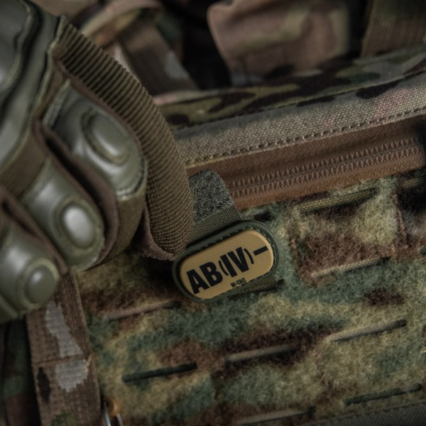 M-Tac MOLLE Patch группа крови AB (IV) - PVC Ranger Green - 51354723