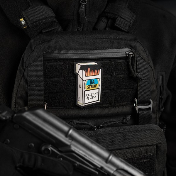M-Tac нашивка UA STRIKE Black - 51356002