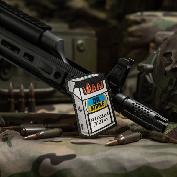 M-Tac нашивка UA STRIKE Black - 51356002