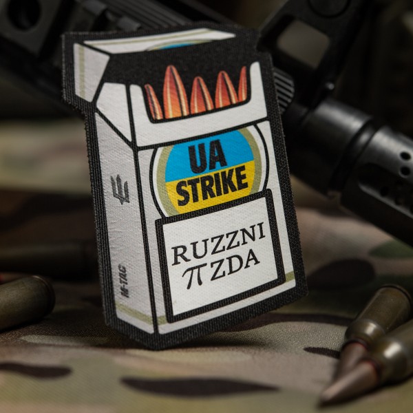 M-Tac нашивка UA STRIKE Black - 51356002