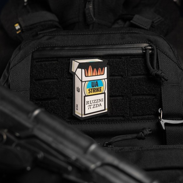 M-Tac нашивка UA STRIKE Black - 51356002