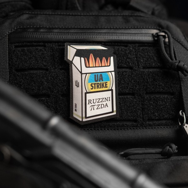 M-Tac нашивка UA STRIKE Black - 51356002