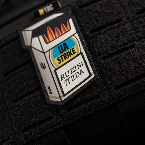 M-Tac нашивка UA STRIKE Black - 51356002