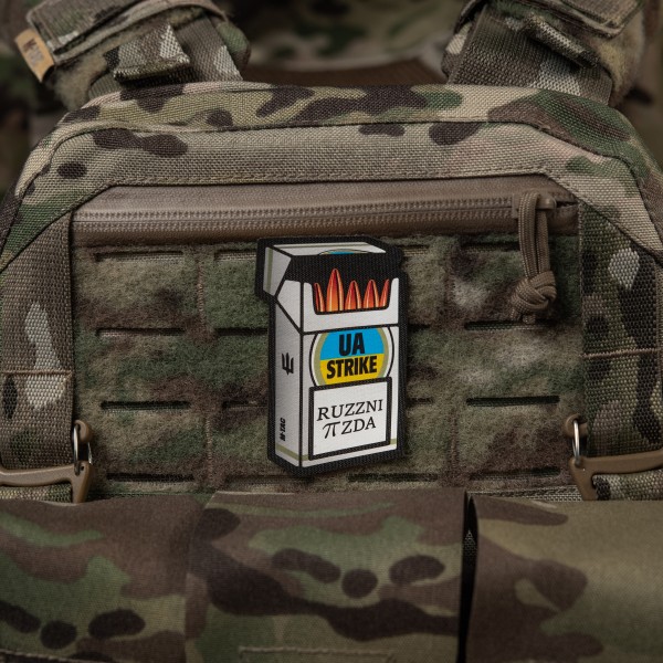 M-Tac нашивка UA STRIKE Black - 51356002