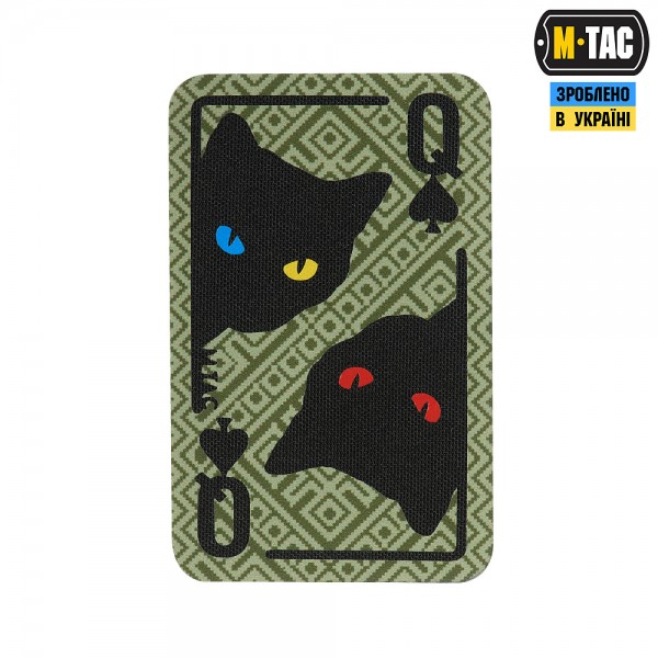M-Tac нашивка Queen of spades (Орнамент) Olive - 51362001