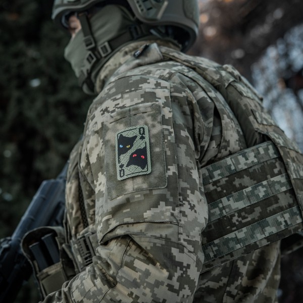 M-Tac нашивка Queen of spades (Орнамент) Olive - 51362001 M-Tac нашивка Queen of spades (Орнамент) Olive - 51362001