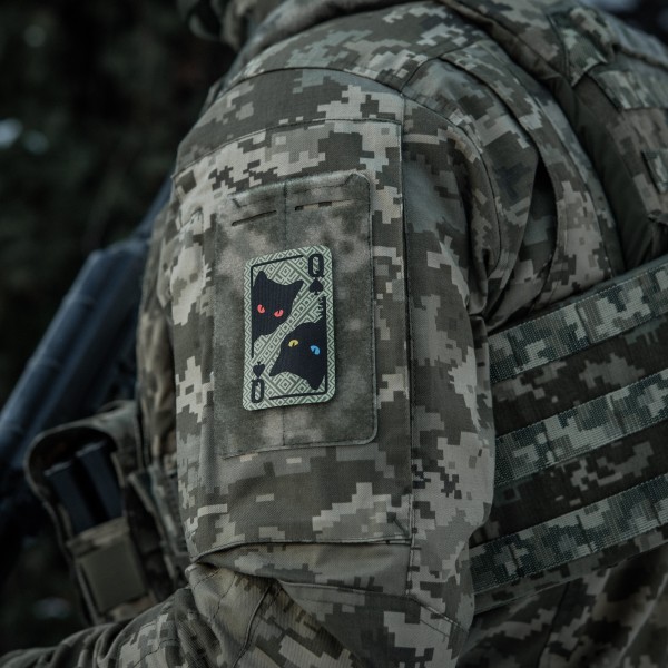 M-Tac нашивка Queen of spades (Орнамент) Olive - 51362001 M-Tac нашивка Queen of spades (Орнамент) Olive - 51362001