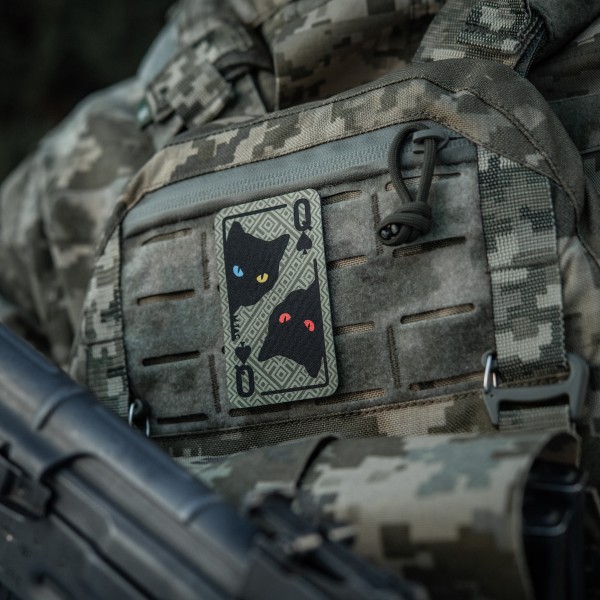 M-Tac нашивка Queen of spades (Орнамент) Olive - 51362001 M-Tac нашивка Queen of spades (Орнамент) Olive - 51362001