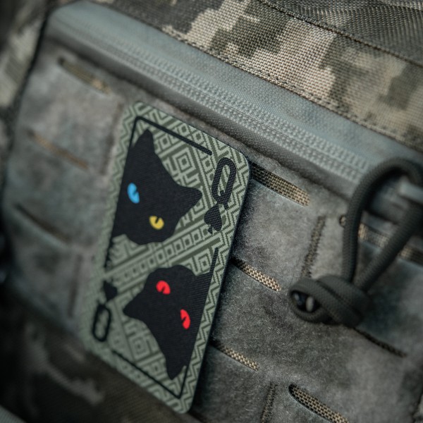 M-Tac нашивка Queen of spades (Орнамент) Olive - 51362001 M-Tac нашивка Queen of spades (Орнамент) Olive - 51362001