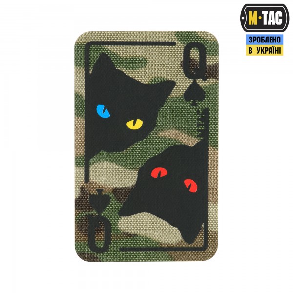 M-Tac нашивка Queen of spades Multicam/Black - 51362008