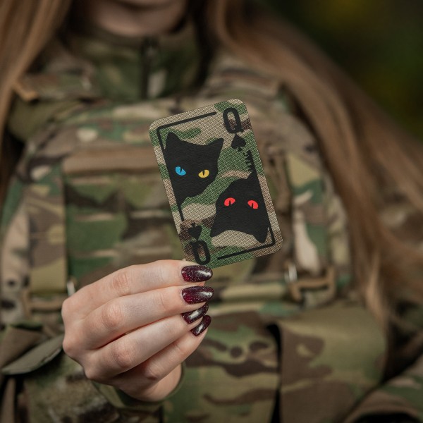 M-Tac нашивка Queen of spades Multicam/Black - 51362008