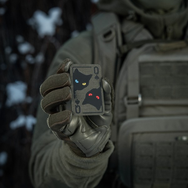 M-Tac нашивка Queen of spades Ranger Green/Black - 51362023 M-Tac нашивка Queen of spades Ranger Green/Black - 51362023