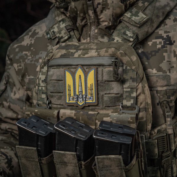 M-Tac нашивка Тризуб UA-Wing (вишивка) Coyote - 51373005 M-Tac нашивка Тризуб UA-Wing (вишивка) Coyote - 51373005