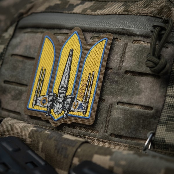 M-Tac нашивка Тризуб UA-Wing (вишивка) Coyote - 51373005 M-Tac нашивка Тризуб UA-Wing (вишивка) Coyote - 51373005