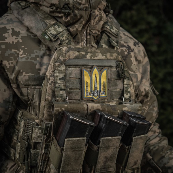 M-Tac нашивка Тризуб UA-Wing (вишивка) Coyote - 51373005 M-Tac нашивка Тризуб UA-Wing (вишивка) Coyote - 51373005