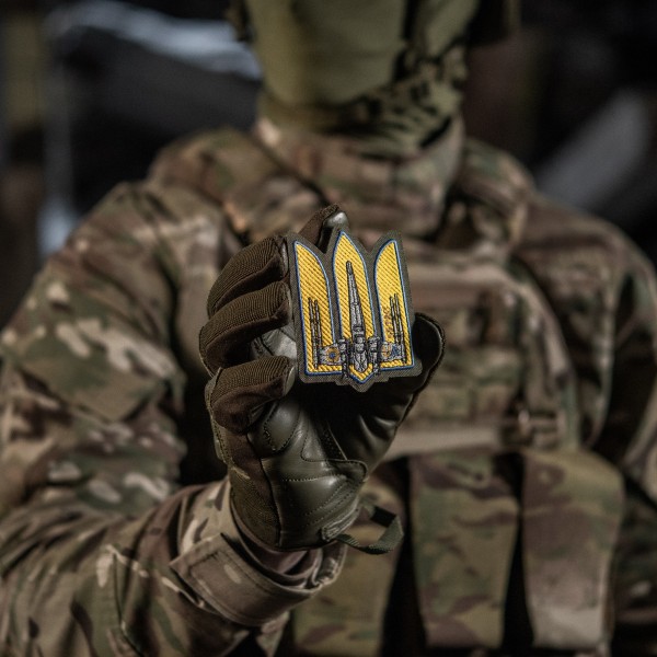 M-Tac нашивка Тризуб UA-Wing (вишивка) Ranger Green - 51373023