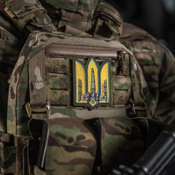 M-Tac нашивка Тризуб UA-Wing (вишивка) Ranger Green - 51373023