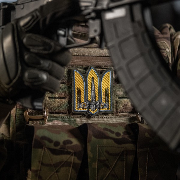 M-Tac нашивка Тризуб UA-Wing (вишивка) Ranger Green - 51373023
